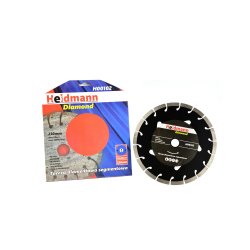 Heidmann Black Segmented Diamond Blade 230x22,2x10mm 			