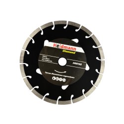 Heidmann Black Segmented Diamond Blade 230x22,2x10mm 			