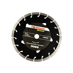 Heidmann Black Segmented Diamond Blade 230x22,2x10mm 			