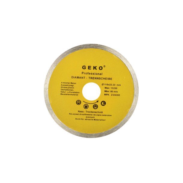 Continuous Rim Diamond Blade 115x8x22mm			