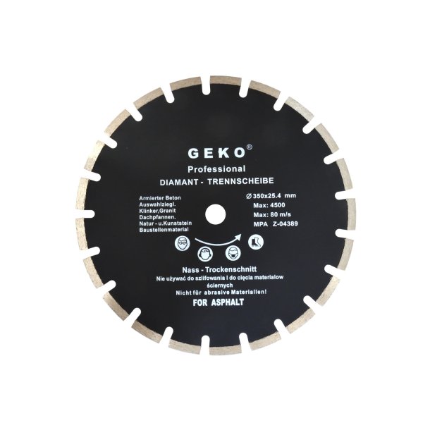 Diamond Asfalt 350x25,4 mm			
