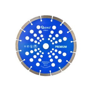 Segmented Rim Diamond Blade with Holes 230x22,2mm Rim 10mm  Premium by laser			