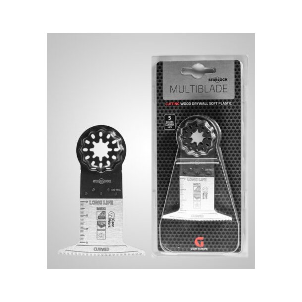  M602 Multiblade Starlock Curved Wood