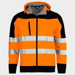 NOBEL 2.0 ORANGE High visibility softshell 