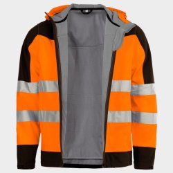 NOBEL 2.0 ORANGE High visibility softshell 