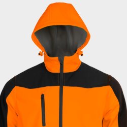 NOBEL 2.0 ORANGE High visibility softshell 
