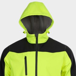 NOBEL 2.0 YELLOW High visibility softshell