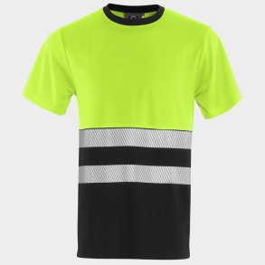 PRISMA HV YELLOW/BLACK High visibility t-shirt