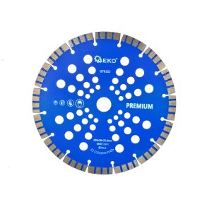 Segmented Turbo Rim Diamond Blade 230x22,2mm Rim 10mm Premium by laser			
